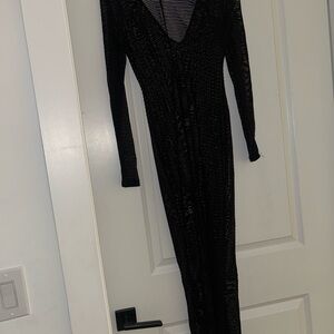 Black Swim Cover Up Dress